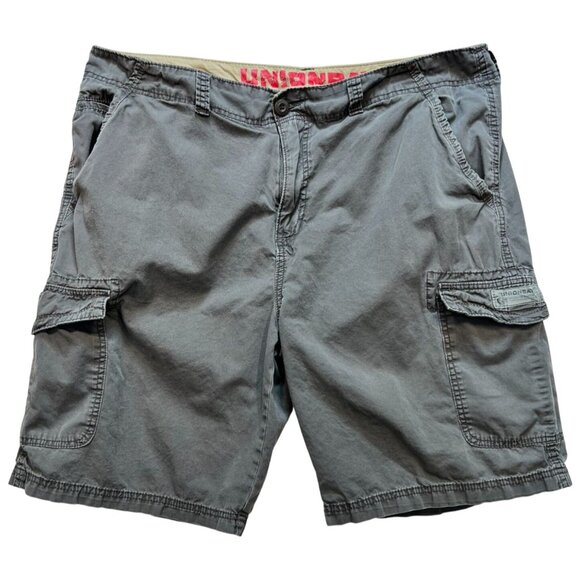Unionbay Men's Cargo Walking Hiking Shorts Stretch Size 42 Gray Pockets Casual - Picture 1 of 11